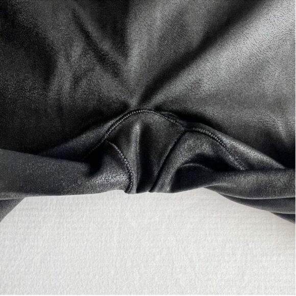 NWOT SPANX Faux Leather High Waisted Leggings in Black Size Medium Style 2437 - Picture 8 of 14
